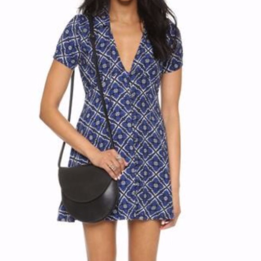 Free People Melodie Onyx Shirt Dress